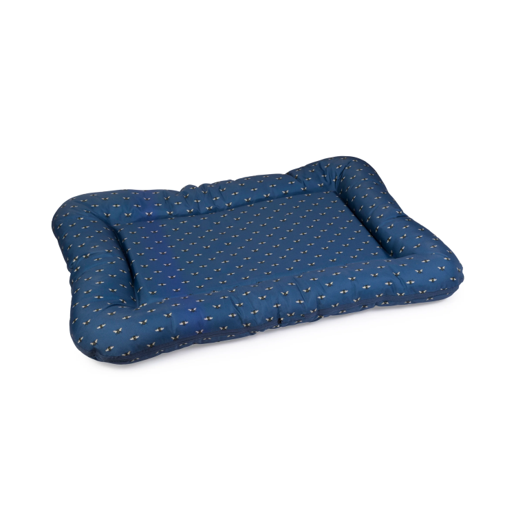 House of Paws Bee Water Resistant Mat - Navy