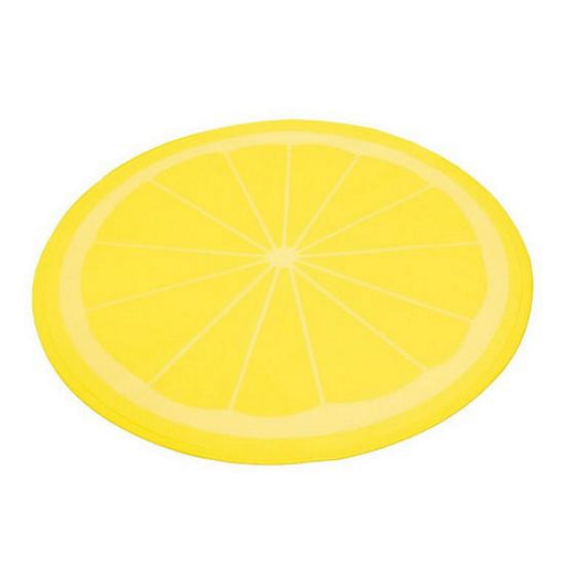 Rosewood Circular Dog Cool Mat - Lemon Print