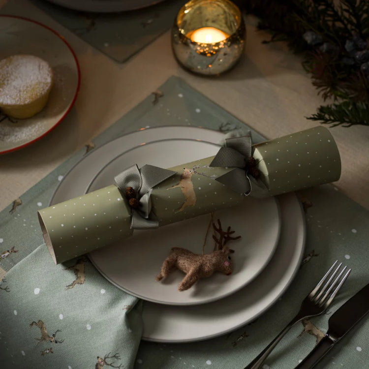 Sophie Allport Christmas Stags Fabric Placemats - Set of 2