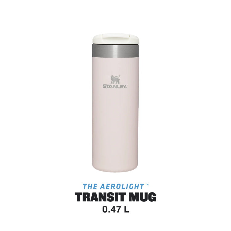 Stanley Aerolight Transit Mug - 0.47L - Rose Quartz Metallic