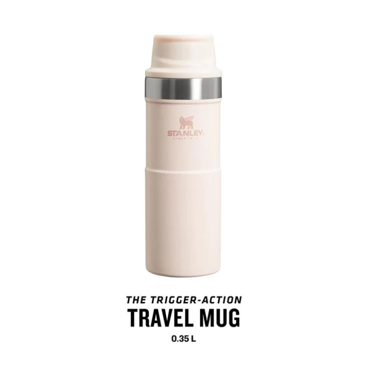 Stanley Trigger-Action Travel Mug - 0.35L - Rose Quartz