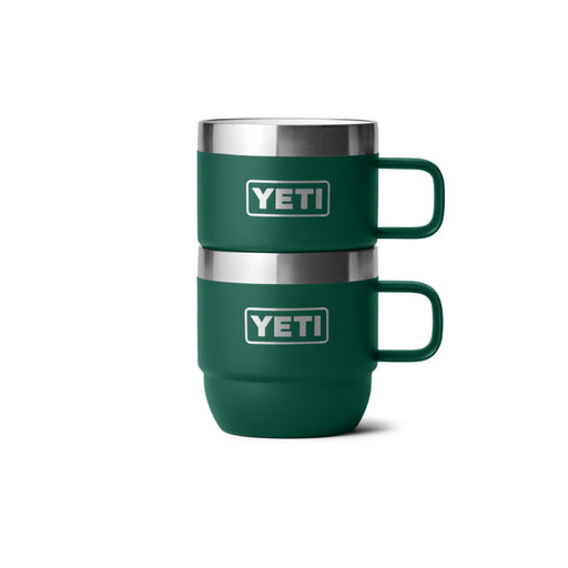 Yeti 6oz Espresso Mugs 2 Pack - Black Forest Green