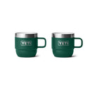 Yeti 6oz Espresso Mugs 2 Pack - Black Forest Green