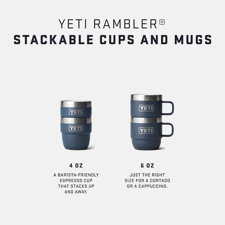 Yeti 6oz Espresso Mugs 2 Pack - Navy
