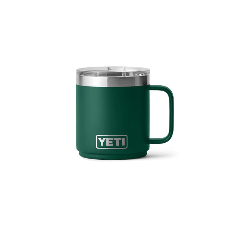 Yeti Rambler 10oz Insulated Mug - Black Forest Green