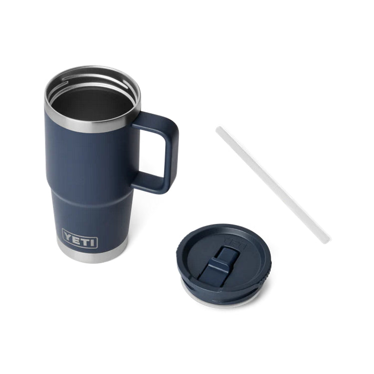Yeti Rambler 20oz Travel Straw Mug - Navy