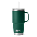 Yeti Rambler 25oz Straw Mug - Black Forest Green
