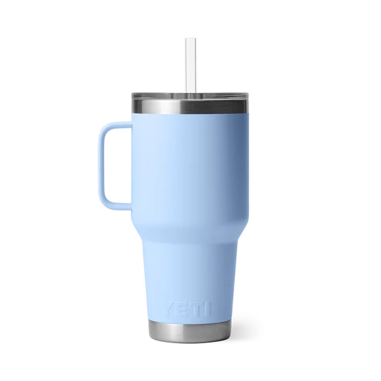 Yeti Rambler 35oz Straw Mug - Big Sky Blue