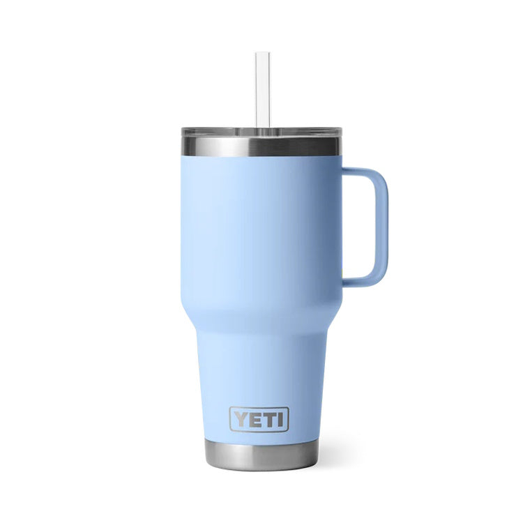 Yeti Rambler 35oz Straw Mug - Big Sky Blue