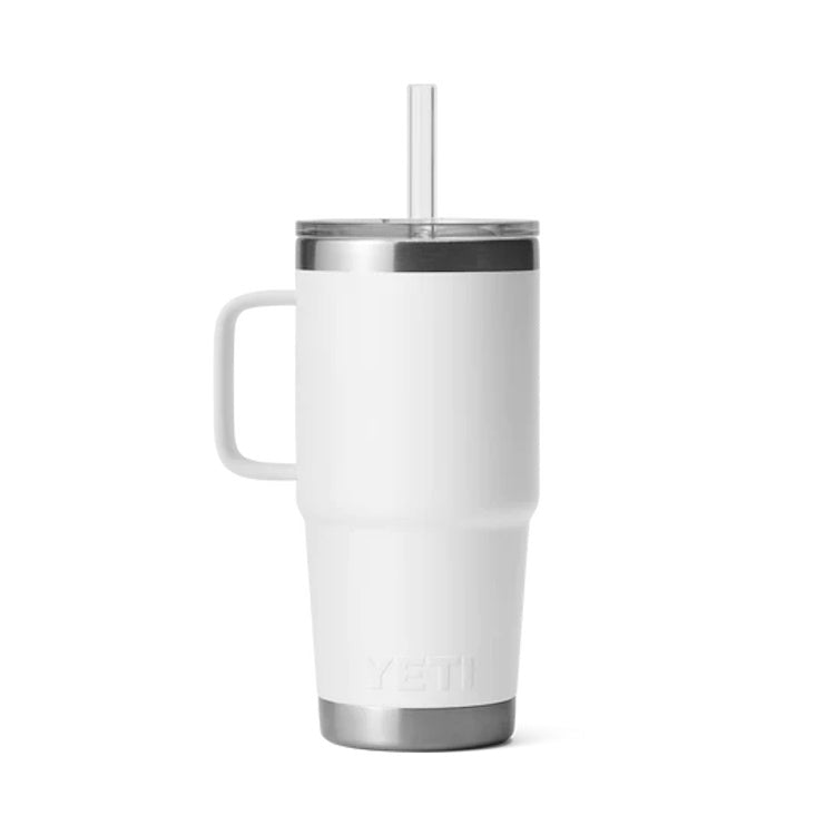 Yeti Rambler 25oz Straw Mug - White