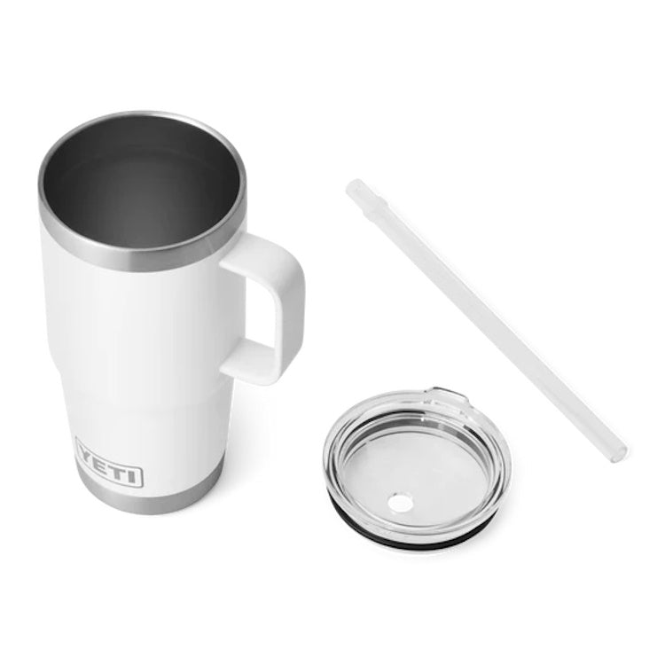 Yeti Rambler 25oz Straw Mug - White