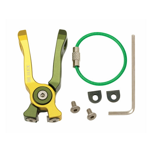 Dr. Slick Cyclone Nipper NATC - Gold and Green Aluminium Frame