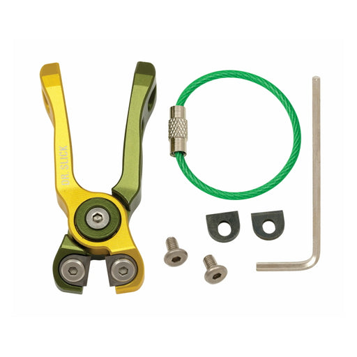 Dr. Slick Cyclone Nipper NATC - Gold and Green Aluminium Frame