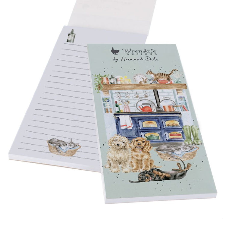 Wrendale Designs Illustrated Magnetic Shopping Pad - Country Kitchen