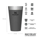 Stanley Stacking Beer Pint - Charcoal