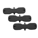 Cling Mag Grab Rod Rack - Black - 3 Pack - Mount Only