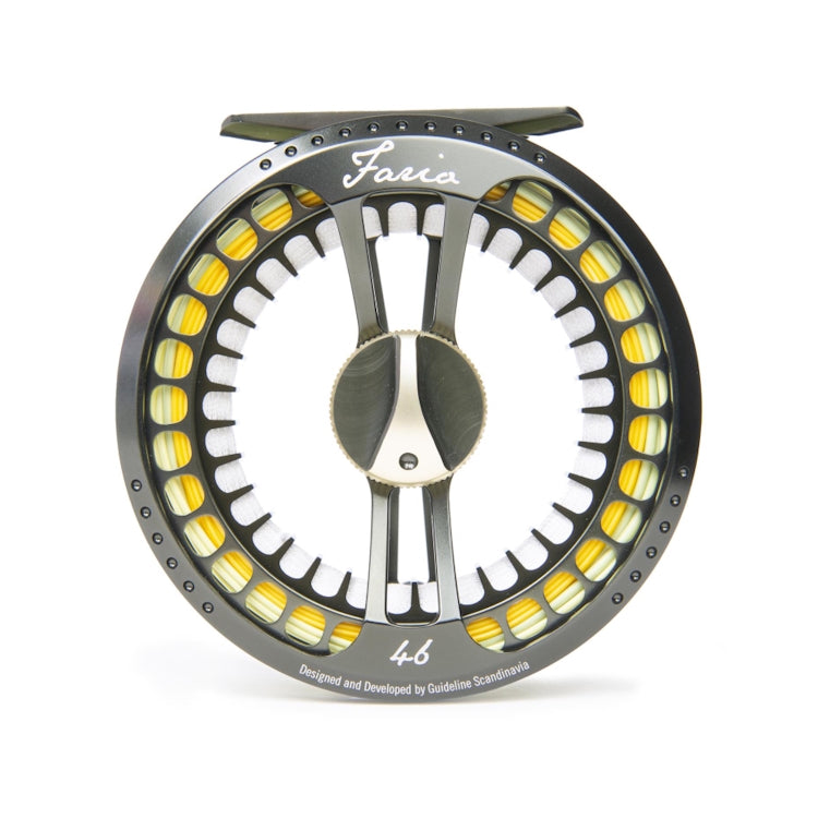 Guideline Fario LW Fly Reels - Dark Grey Green/Gold