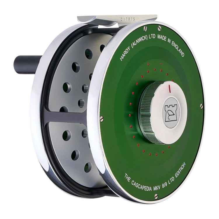 Hardy Cascapedia MKV Limited Edition Salmon Fly Reel - Green/Silver/Black