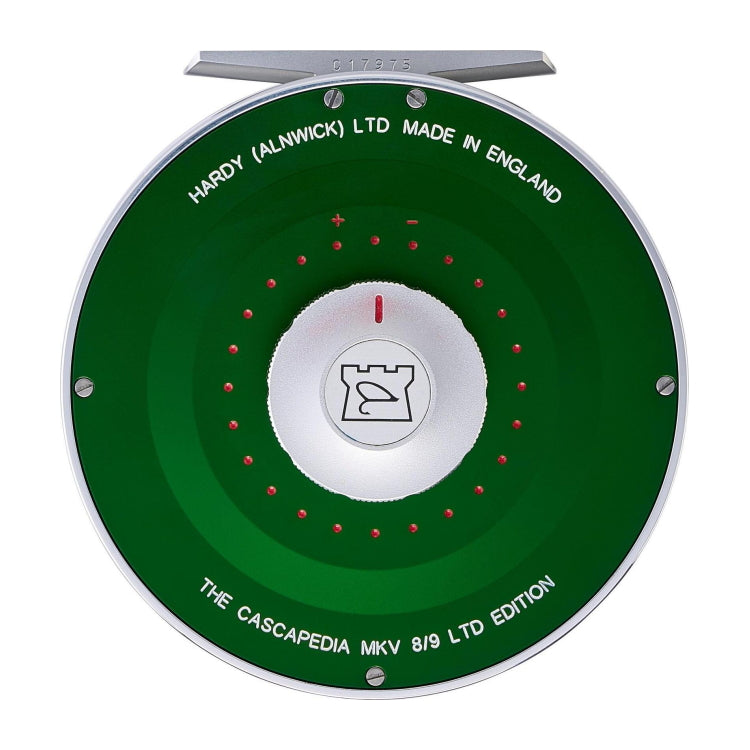 Hardy Cascapedia MKV Limited Edition Salmon Fly Reel - Green/Silver/Black