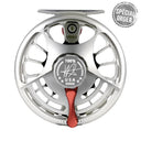 Seigler Saltwater Fly Reel - Silver/Red