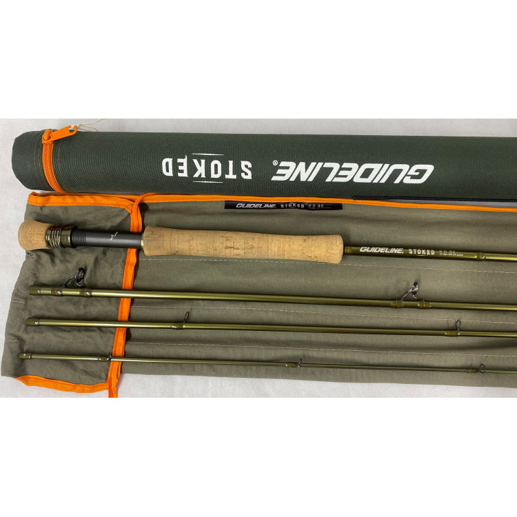 USED 9ft 6in Guideline Stoked 6 Line 4 Piece Reservoir Fly Rod (449)