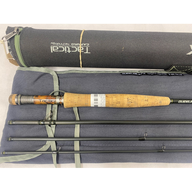 USED 9ft 9in Guideline LPX Tactical 4 Line 4 Piece River Fly Rod (440)