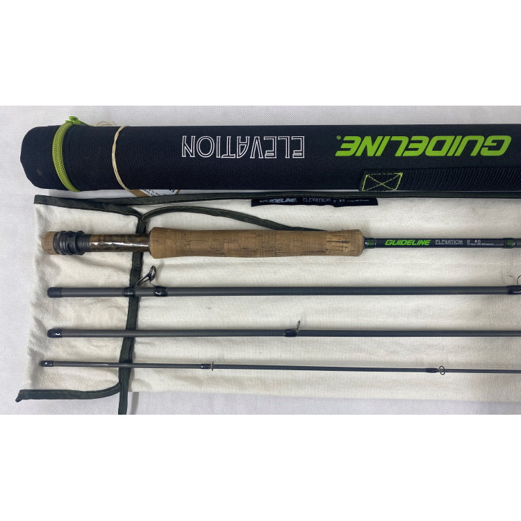 USED 9ft 0in Guideline Elevation 6 Line 4 Piece River Fly Rod (448)