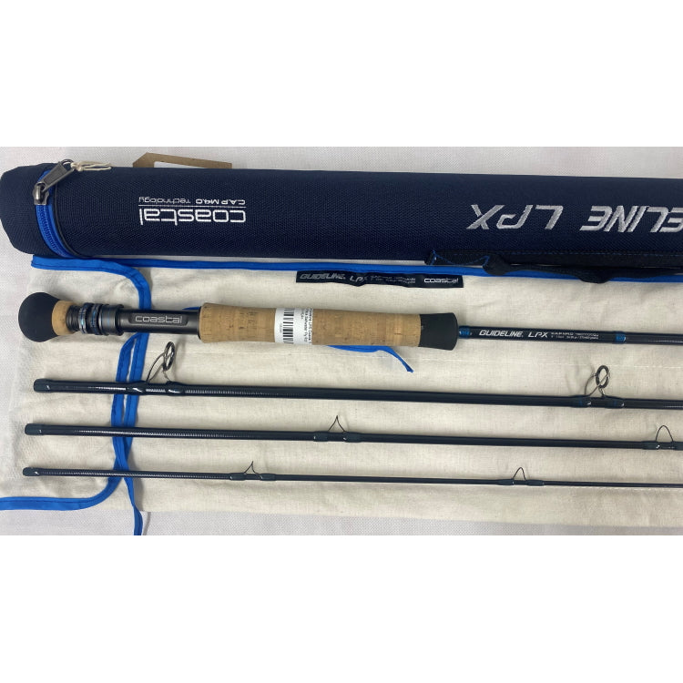 USED 9ft 0in Guideline LPX Coastal 10 Line 4 Piece Saltwater Fly Rod (822)