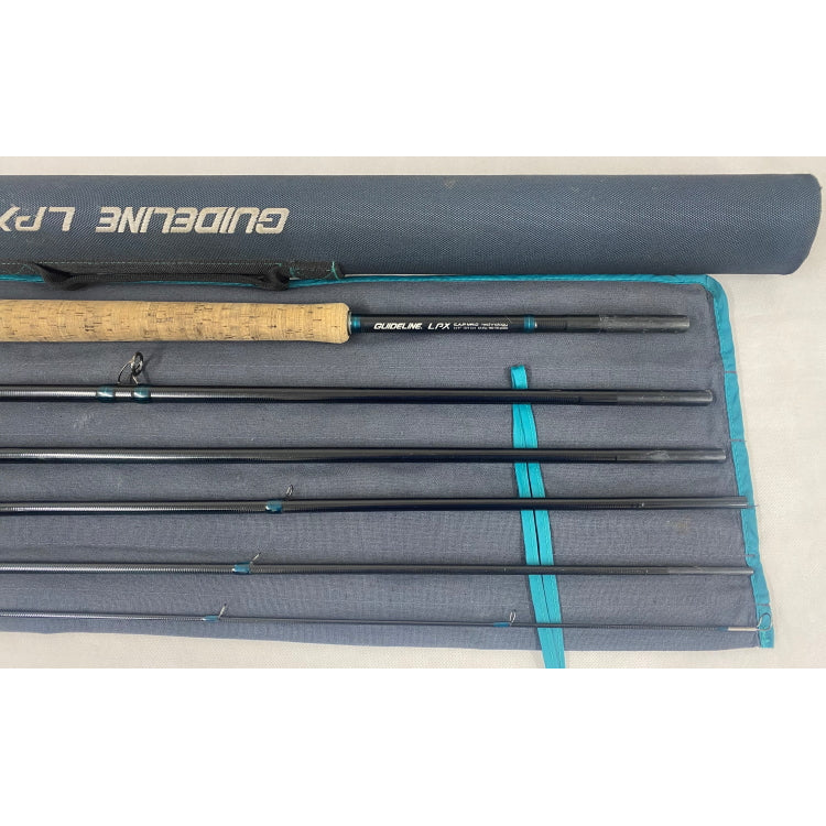 USED 14ft 9in Guideline LPX Chrome 10/11 Line 6 Piece DH Salmon Fly Rod (077)
