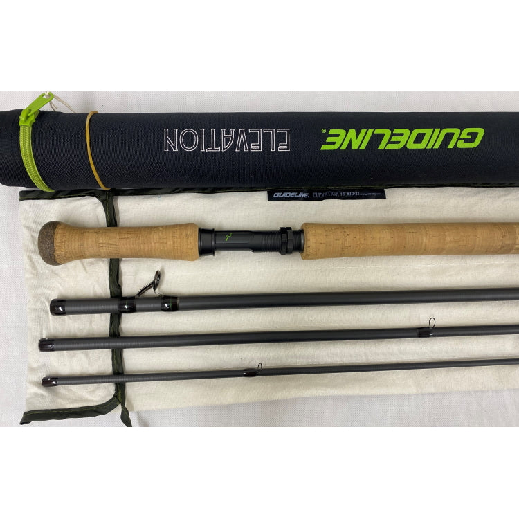 USED 15ft 0in Guideline Elevation 10/11 Line 4 Piece DH Salmon Fly Rod (080)