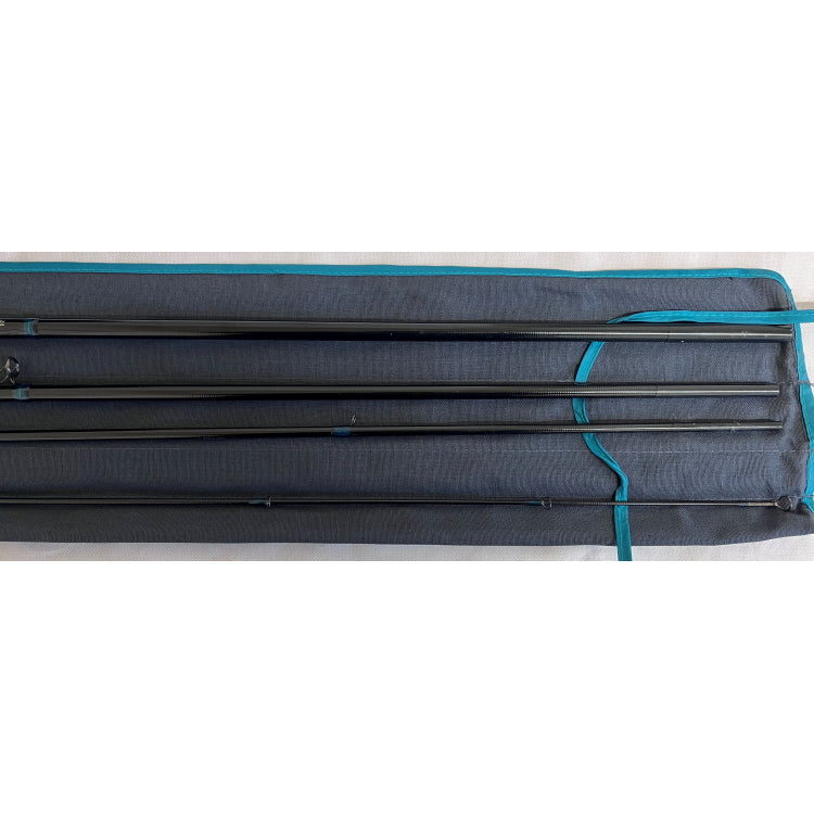 USED 14ft 9in Guideline LPX Chrome 10/11 Line 4 Piece DH Salmon Fly Rod (105)