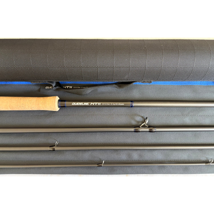 USED 13ft 9in Guideline NT11 Double Handed Fly Rod 9/10 Line 4 Piece