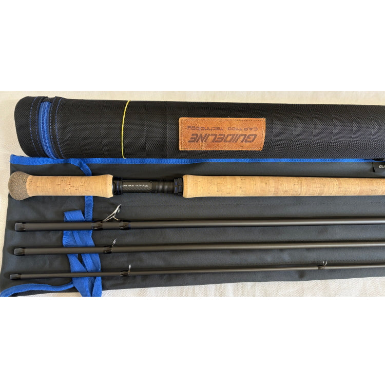 USED 13ft 9in Guideline NT11 Double Handed Fly Rod 9/10 Line 4 Piece