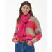 Barbour Ladies Lambswool Woven Scarf - Pink Dahlia