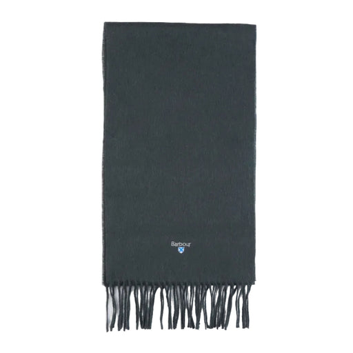 Barbour Plain Lambswool Scarf - Forest Green