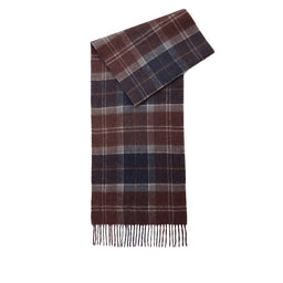 Barbour Dramside Reversible Scarf - Midnight Oak Tartan