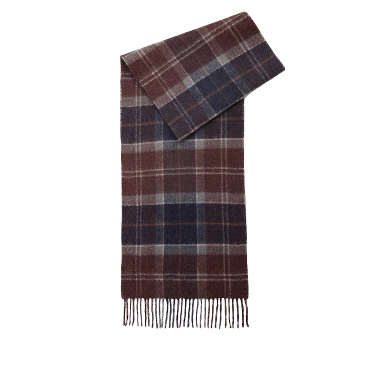 Barbour Dramside Reversible Scarf - Midnight Oak Tartan
