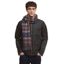 Barbour Dramside Reversible Scarf - Midnight Oak Tartan