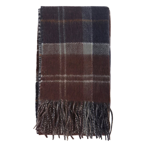 Barbour Dramside Reversible Scarf - Midnight Oak Tartan