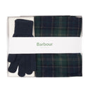 Barbour Tartan Scarf and Glove Gift Set - Green Loch Tartan