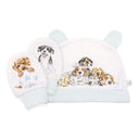 Wrendale Designs Newborn Hat And Mitten Set -  Little Paws Dog