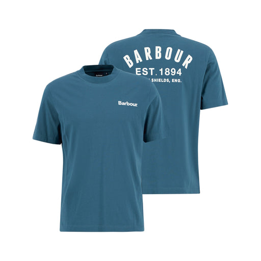 Barbour Packling Relaxed Graphic T-Shirt - Dusk Blue