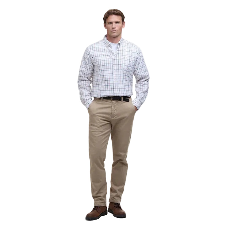 Barbour Caswell Tattersall Regular Shirt - Navy