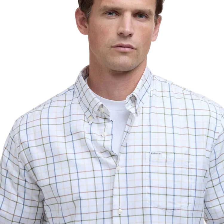 Barbour Caswell Tattersall Regular Shirt - Pine Green