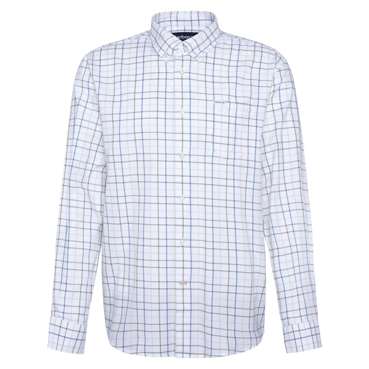 Barbour Caswell Tattersall Regular Shirt - Pine Green