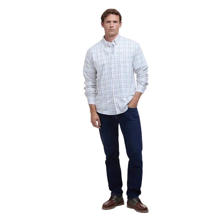 Barbour Caswell Tattersall Regular Shirt - Pine Green