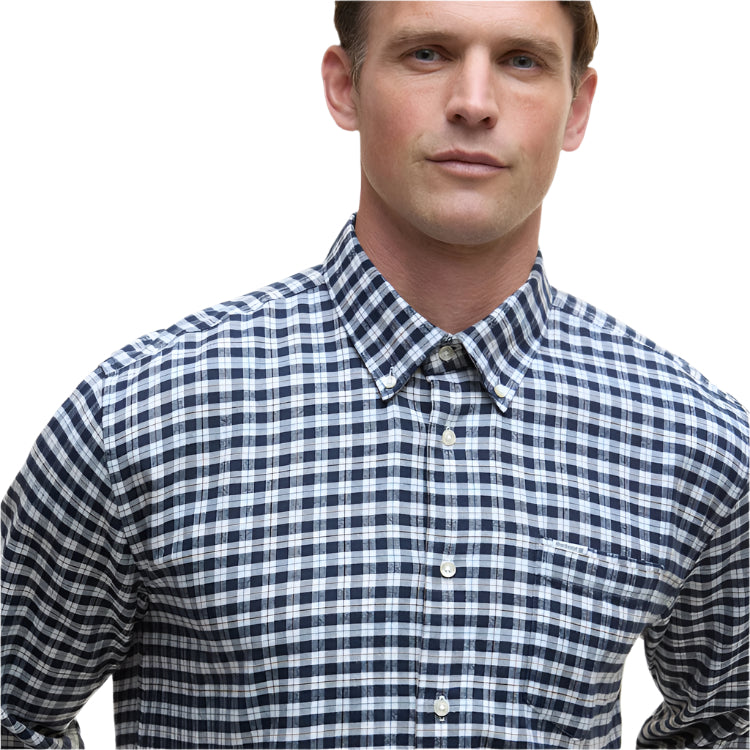 Barbour Colderham Regular Checked Shirt - Navy