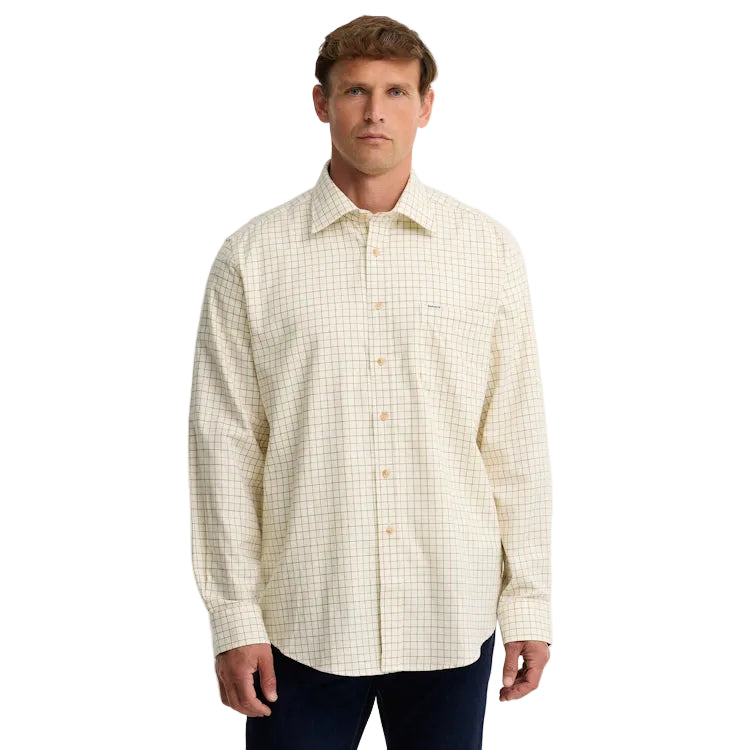 Barbour Field Tattersall Shirt - Green/Brown