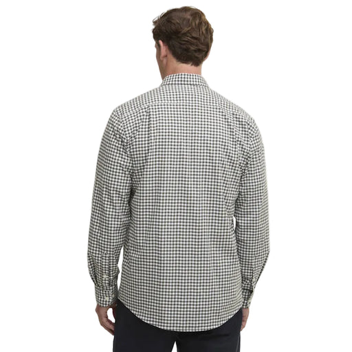 Barbour Gingham Aukside Regular Shirt - Olive