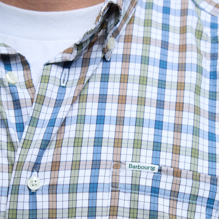 Barbour Hallhill Performance Shirt - Pine Green